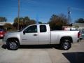  2010 Sierra 1500 SLE Extended Cab Pure Silver Metallic