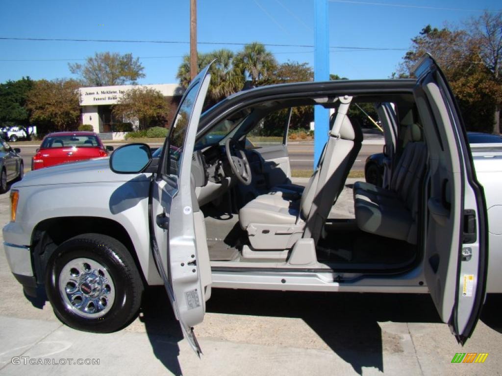 Dark Titanium/Light Titanium Interior 2010 GMC Sierra 1500 SLE Extended Cab Photo #39882944