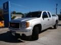 2010 Pure Silver Metallic GMC Sierra 1500 SLE Extended Cab  photo #39