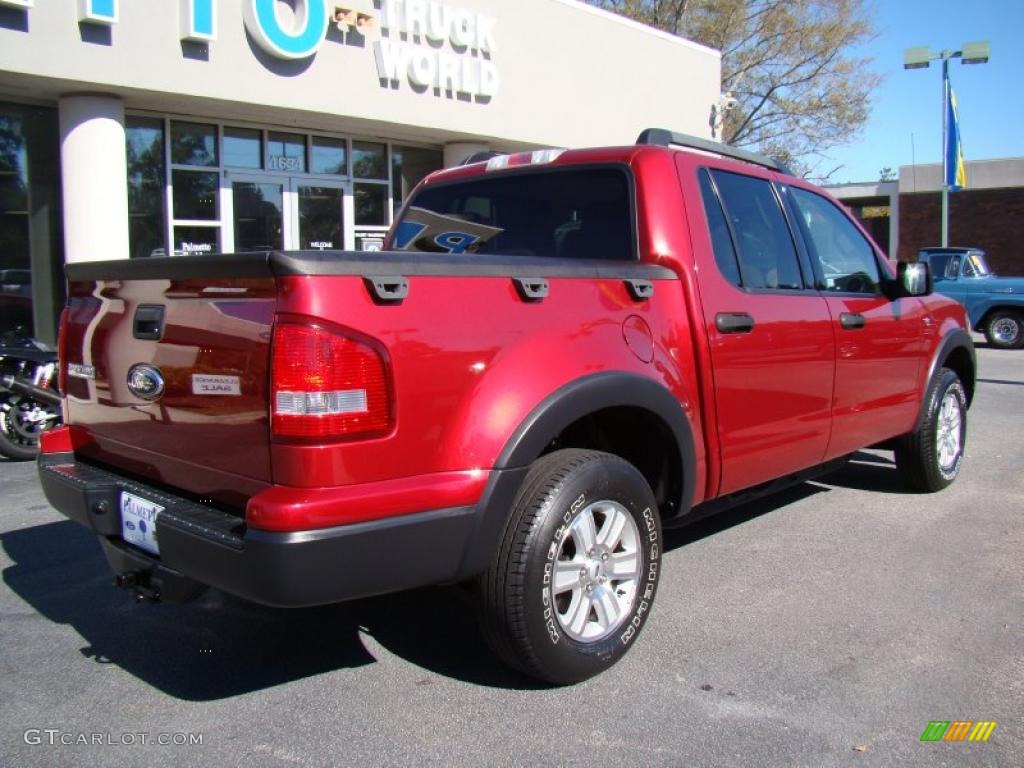 Red Fire 2007 Ford Explorer Sport Trac XLT Exterior Photo #39883400