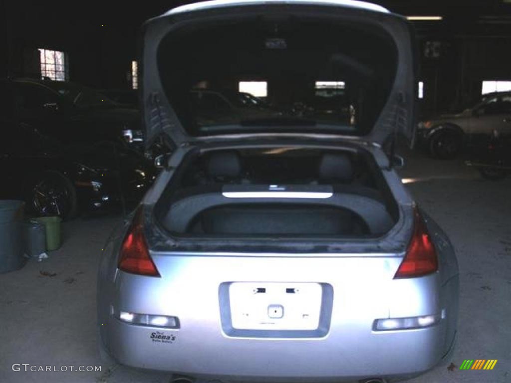 2004 350Z Touring Coupe - Chrome Silver Metallic / Charcoal photo #7