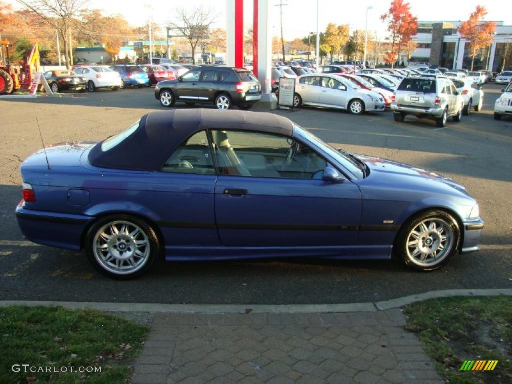 Estoril Blue Metallic 1998 BMW M3 Convertible Exterior Photo #39883792