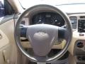 Beige 2006 Kia Rio Sedan Steering Wheel