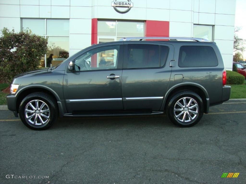Silver Graphite Gray 2008 Infiniti QX 56 4WD Exterior Photo #39884576
