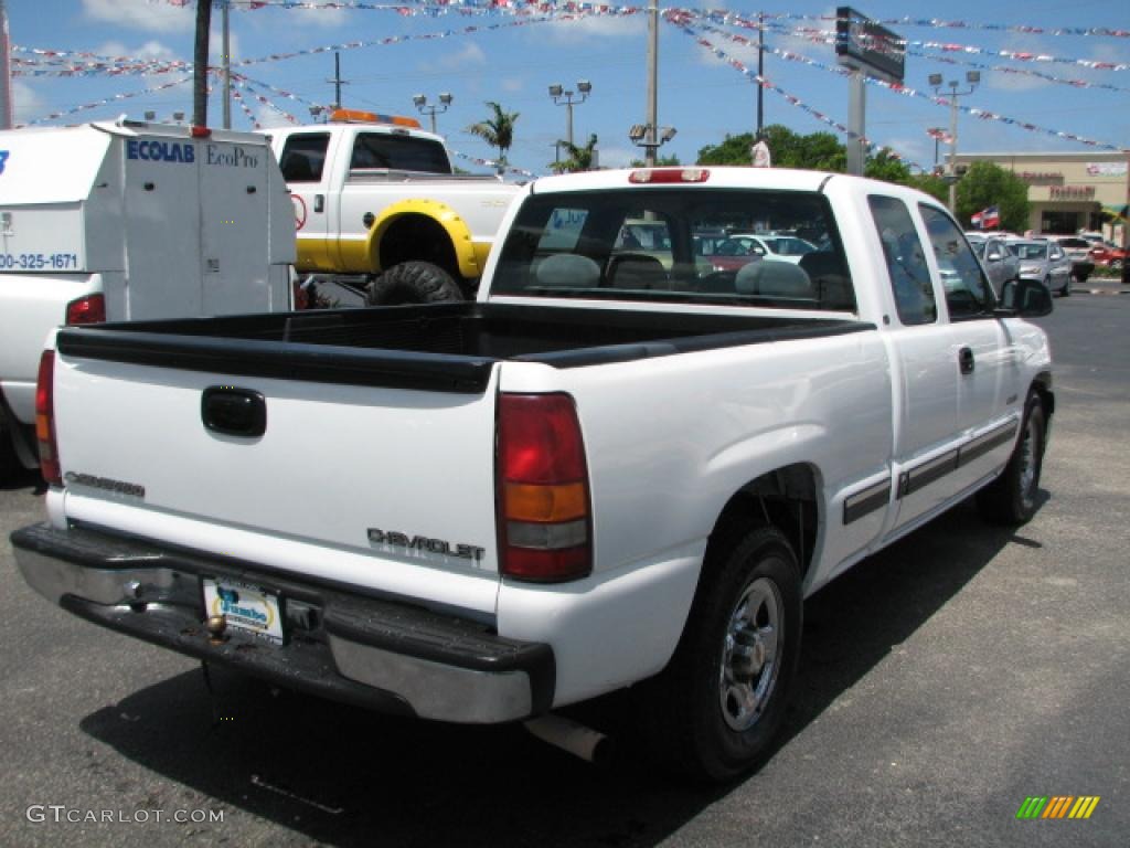 2000 Silverado 1500 Extended Cab - Summit White / Graphite photo #8