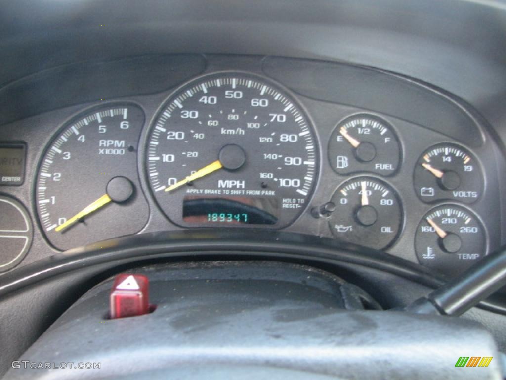 2000 Chevrolet Silverado 1500 Extended Cab Gauges Photo #39884944
