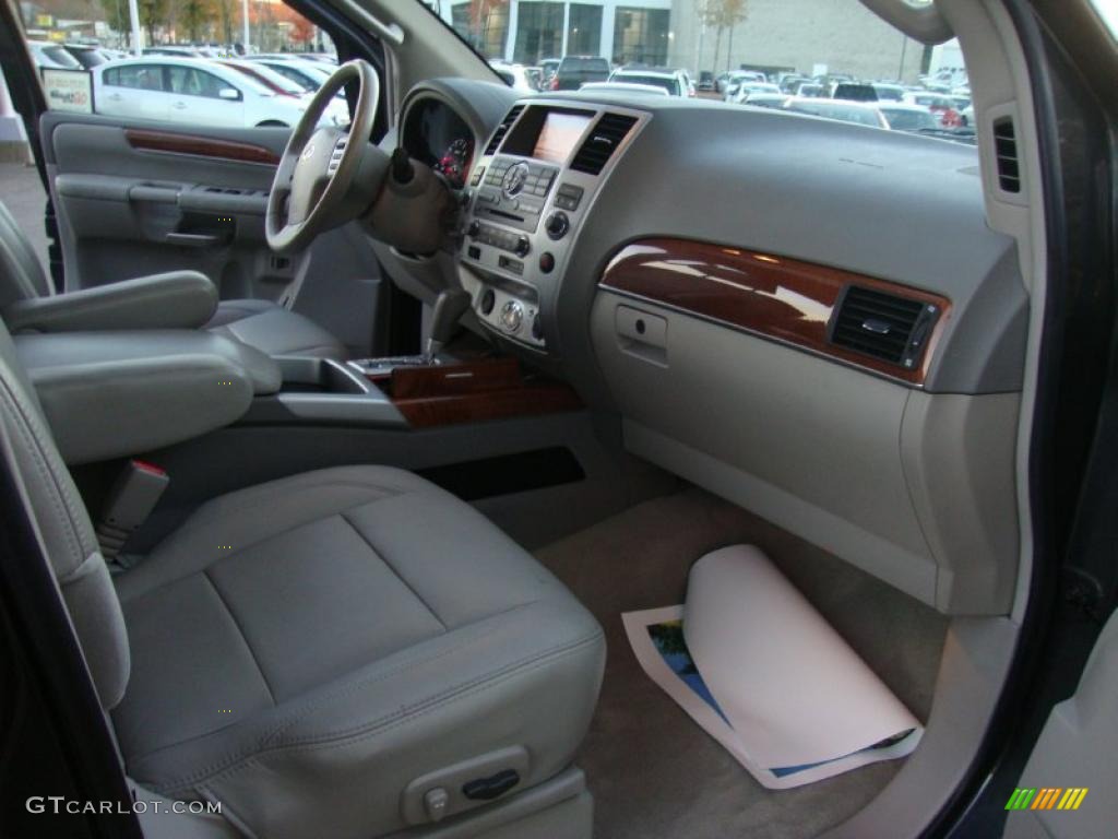 2008 Infiniti QX 56 4WD Charcoal Dashboard Photo #39884984