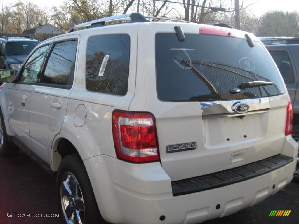 2011 Escape Limited 4WD - White Suede / Charcoal Black photo #3