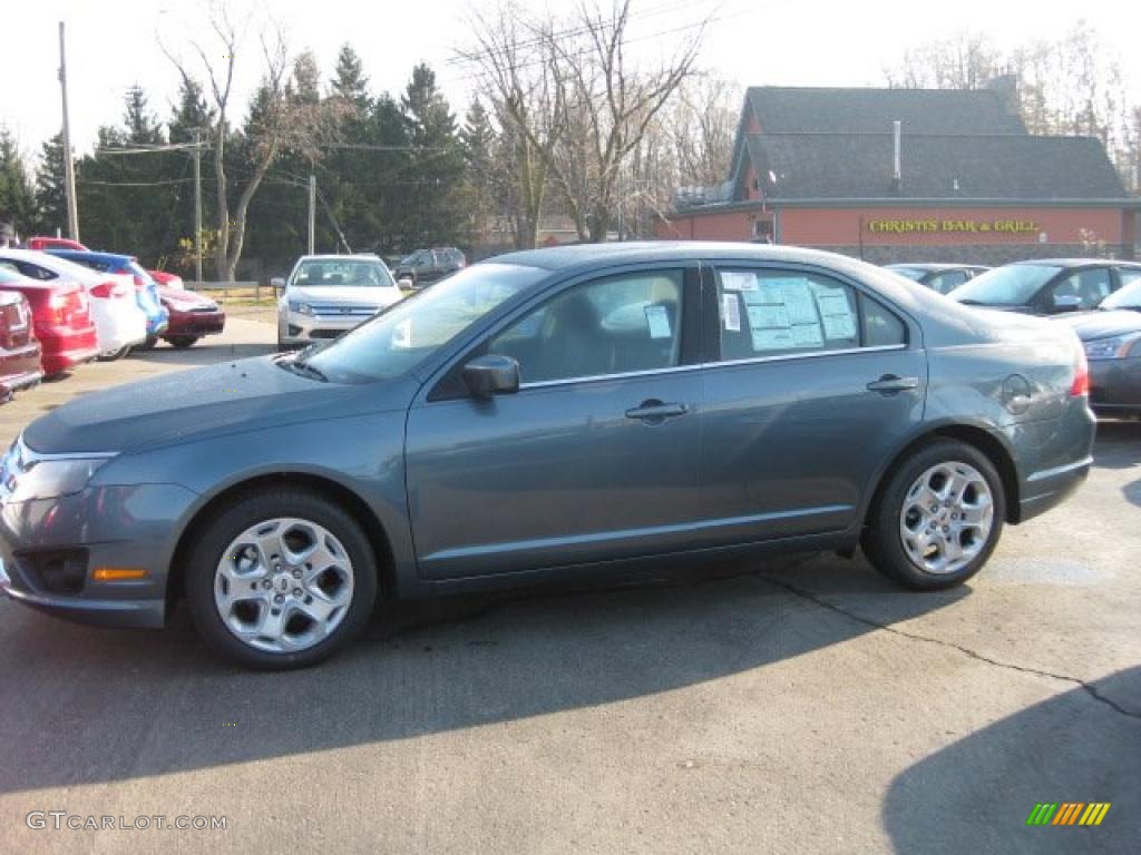 2011 Fusion SE - Steel Blue Metallic / Charcoal Black photo #1