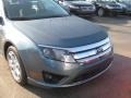 2011 Steel Blue Metallic Ford Fusion SE  photo #2