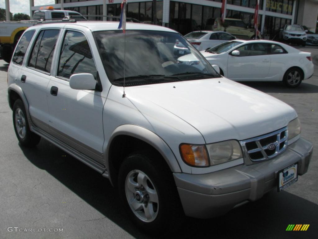 2000 Sportage EX - White / Gray photo #1