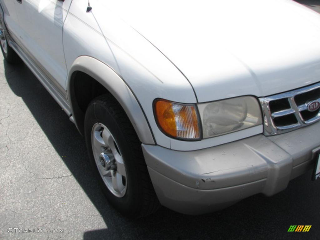 2000 Sportage EX - White / Gray photo #2