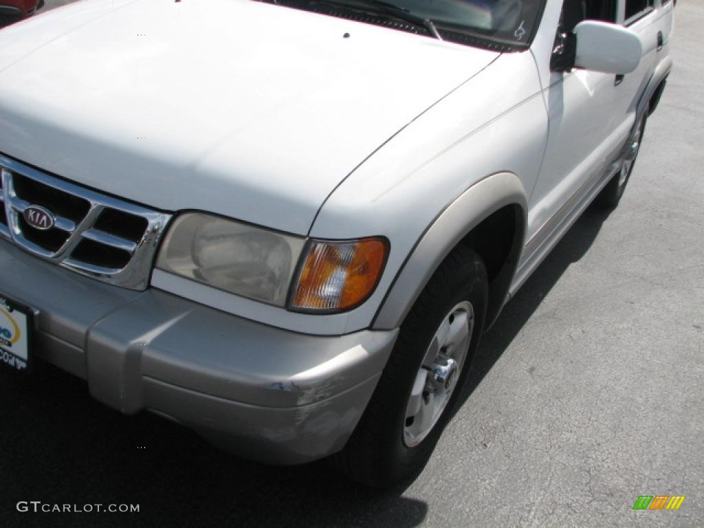 2000 Sportage EX - White / Gray photo #4