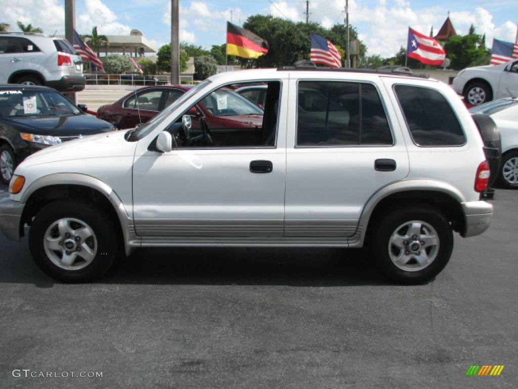 2000 Sportage EX - White / Gray photo #5