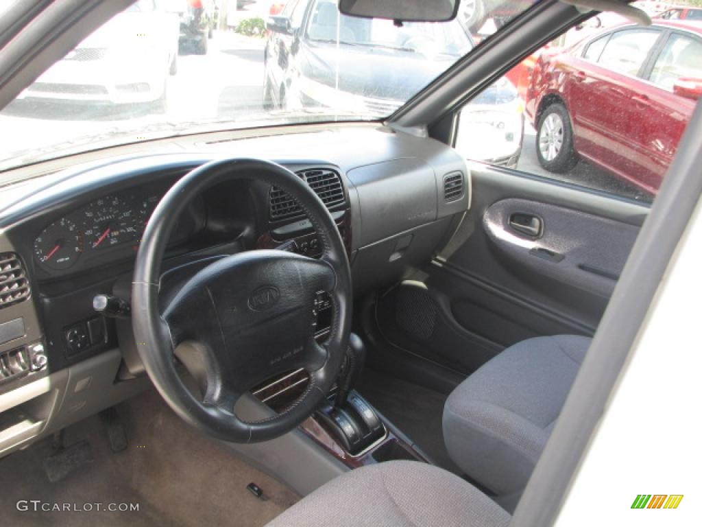 2000 Sportage EX - White / Gray photo #13
