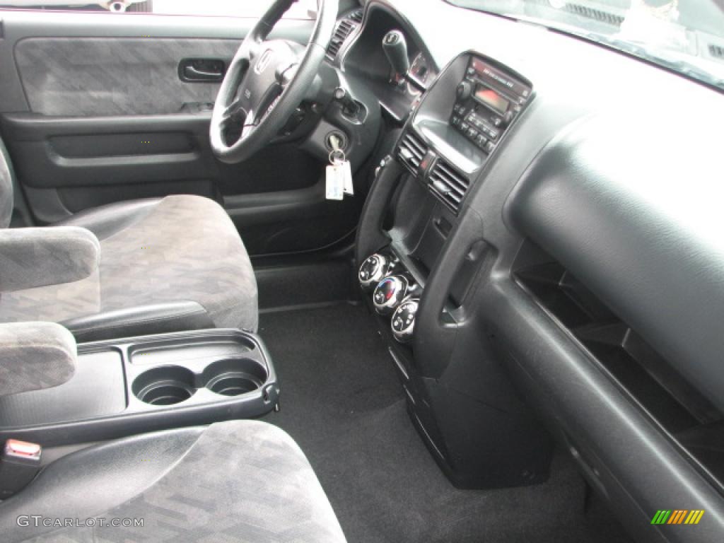 2004 Honda CR-V EX 4WD Black Dashboard Photo #39886488