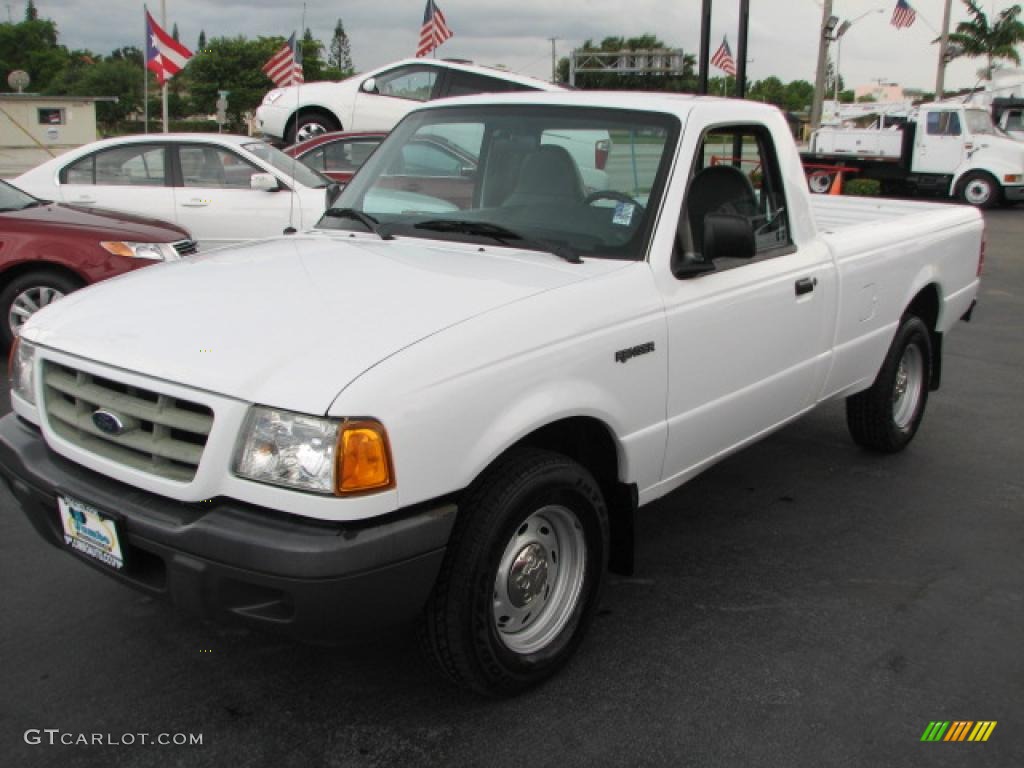 Oxford White 2002 Ford Ranger XL Regular Cab Exterior Photo #39886660