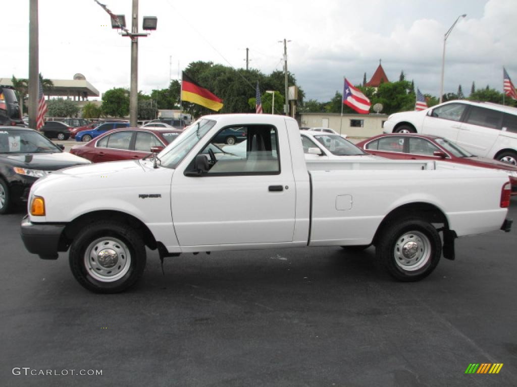 Oxford White 2002 Ford Ranger XL Regular Cab Exterior Photo #39886664