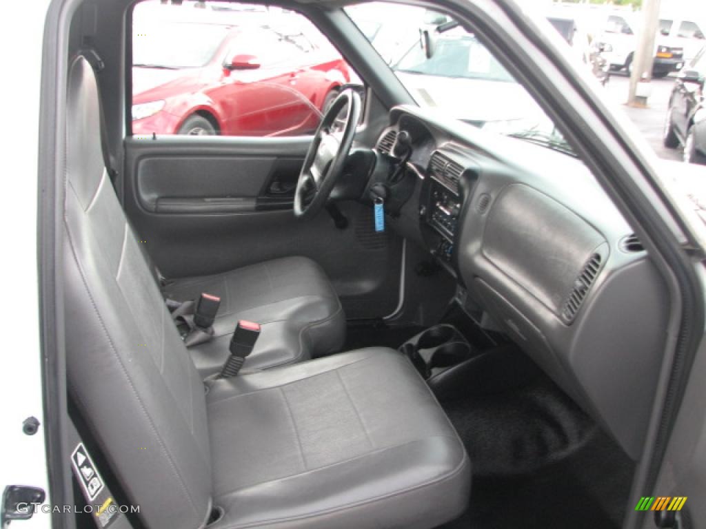 Dark Graphite Interior 2002 Ford Ranger XL Regular Cab Photo #39886676