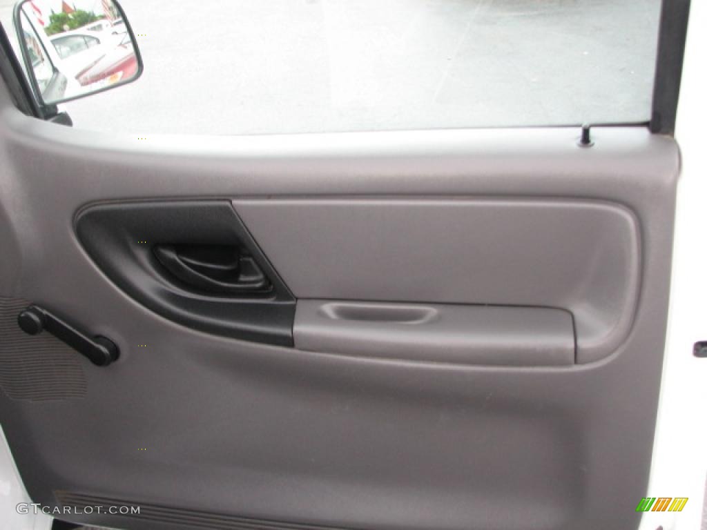 2002 Ford Ranger XL Regular Cab Dark Graphite Door Panel Photo #39886688