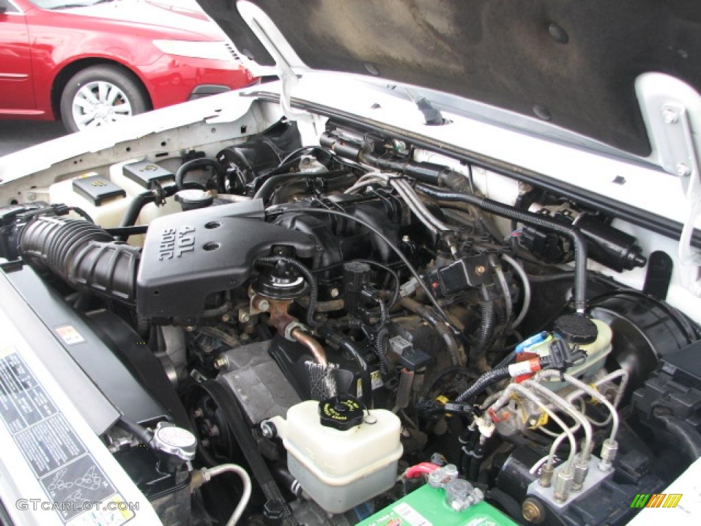 2002 Ford Ranger XL Regular Cab 4.0 Liter SOHC 12-Valve V6 Engine Photo #39886712