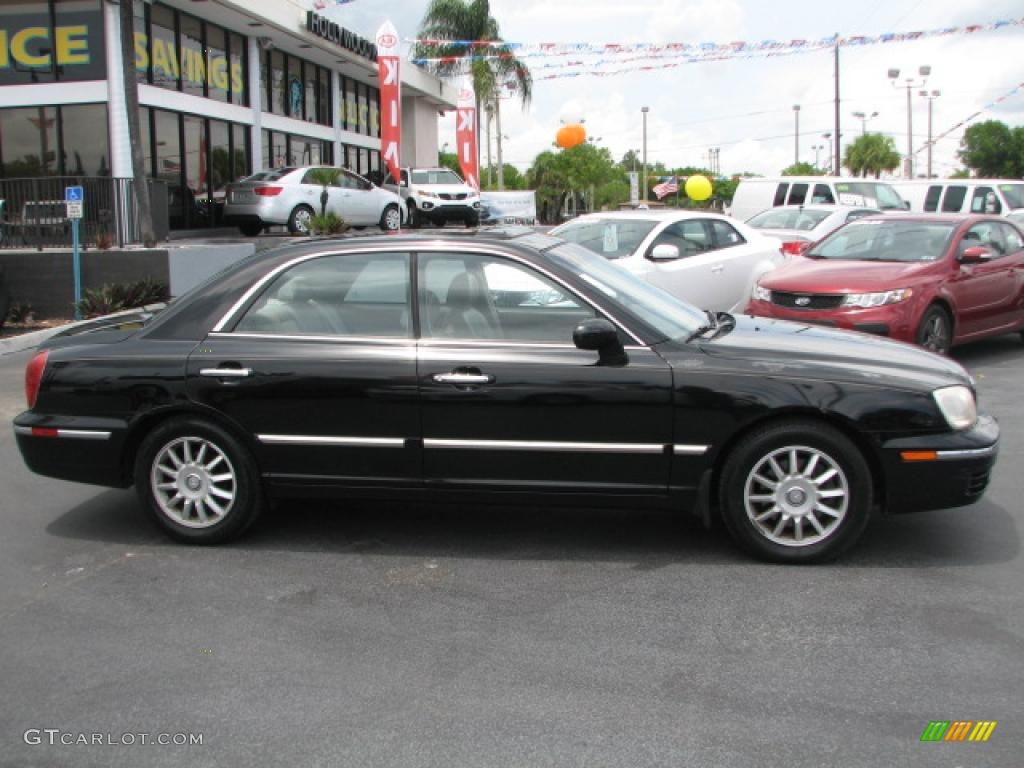 Black Obsidian 2004 Hyundai XG350 L Sedan Exterior Photo #39886764