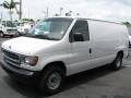 Oxford White 2001 Ford E Series Van E150 Commercial Exterior