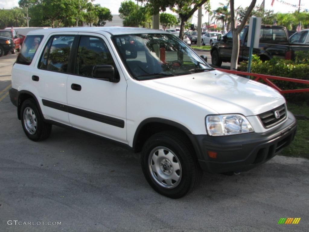 1999 CR-V LX 4WD - Taffeta White / Charcoal photo #1