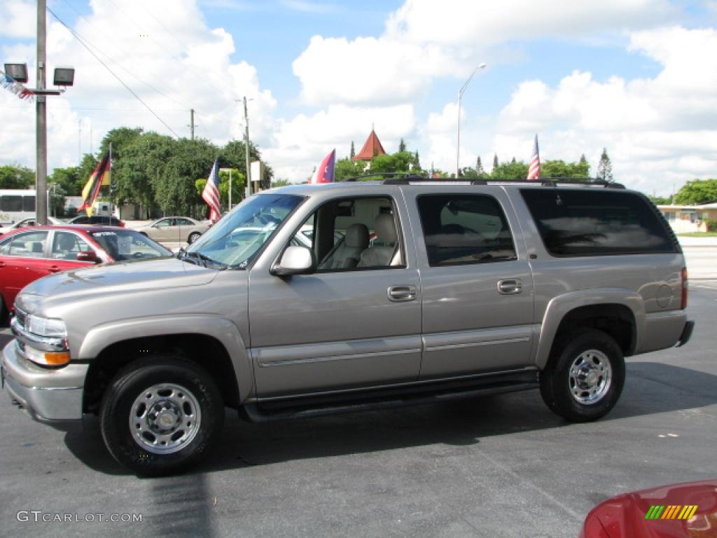 2001 Suburban 2500 LT - Light Pewter Metallic / Light Gray/Neutral photo #6