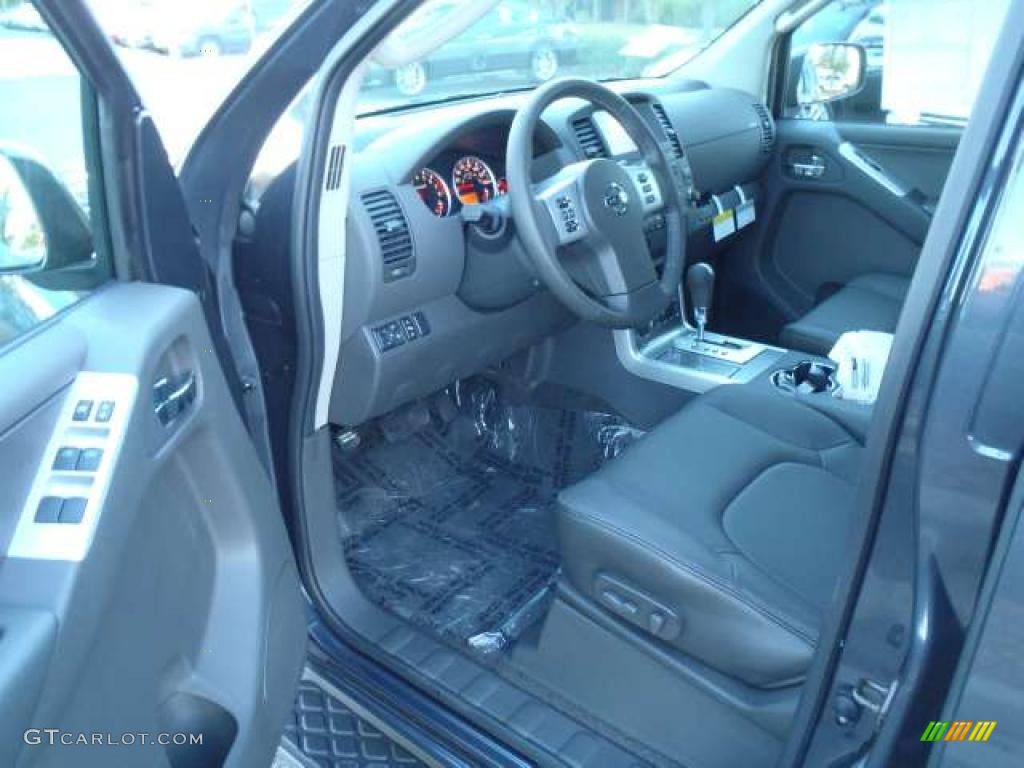 Graphite Interior 2011 Nissan Pathfinder Silver Photo #39890580