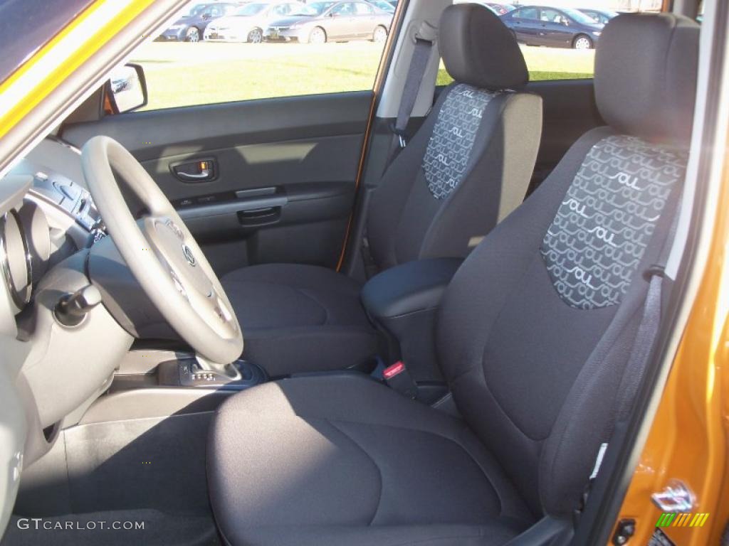 Black Soul Logo Cloth Interior 2011 Kia Soul + Photo #39891028