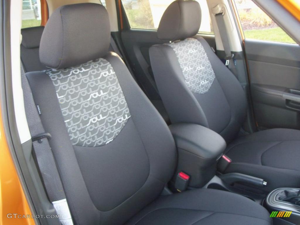 Black Soul Logo Cloth Interior 2011 Kia Soul + Photo #39891044