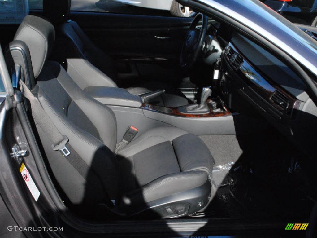 2008 3 Series 328i Convertible - Sparkling Graphite Metallic / Black photo #3