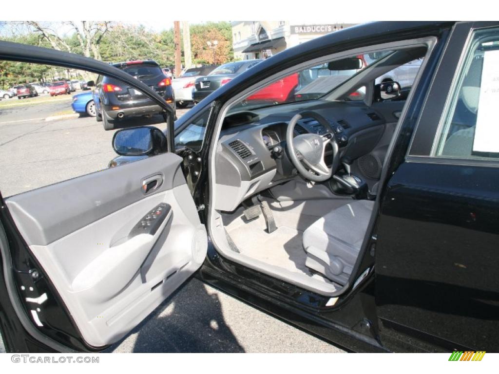 Gray Interior 2010 Honda Civic LX Sedan Photo #39891176