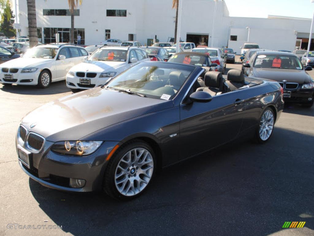 2008 3 Series 328i Convertible - Sparkling Graphite Metallic / Black photo #22