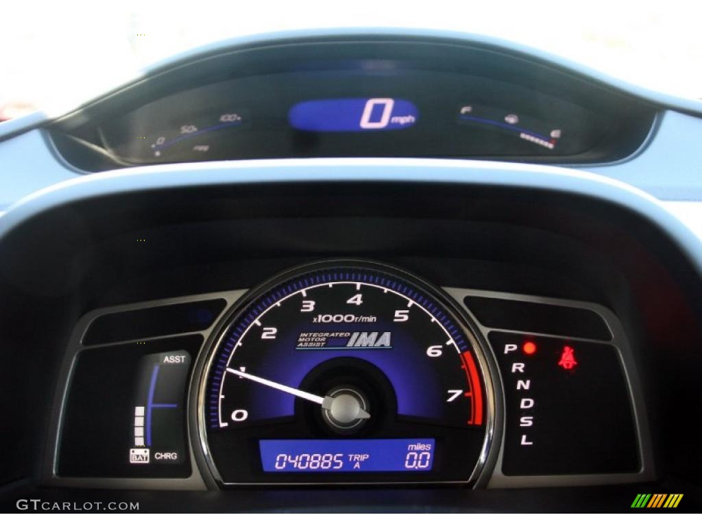 2007 Honda Civic Hybrid Sedan Gauges Photo #39891756