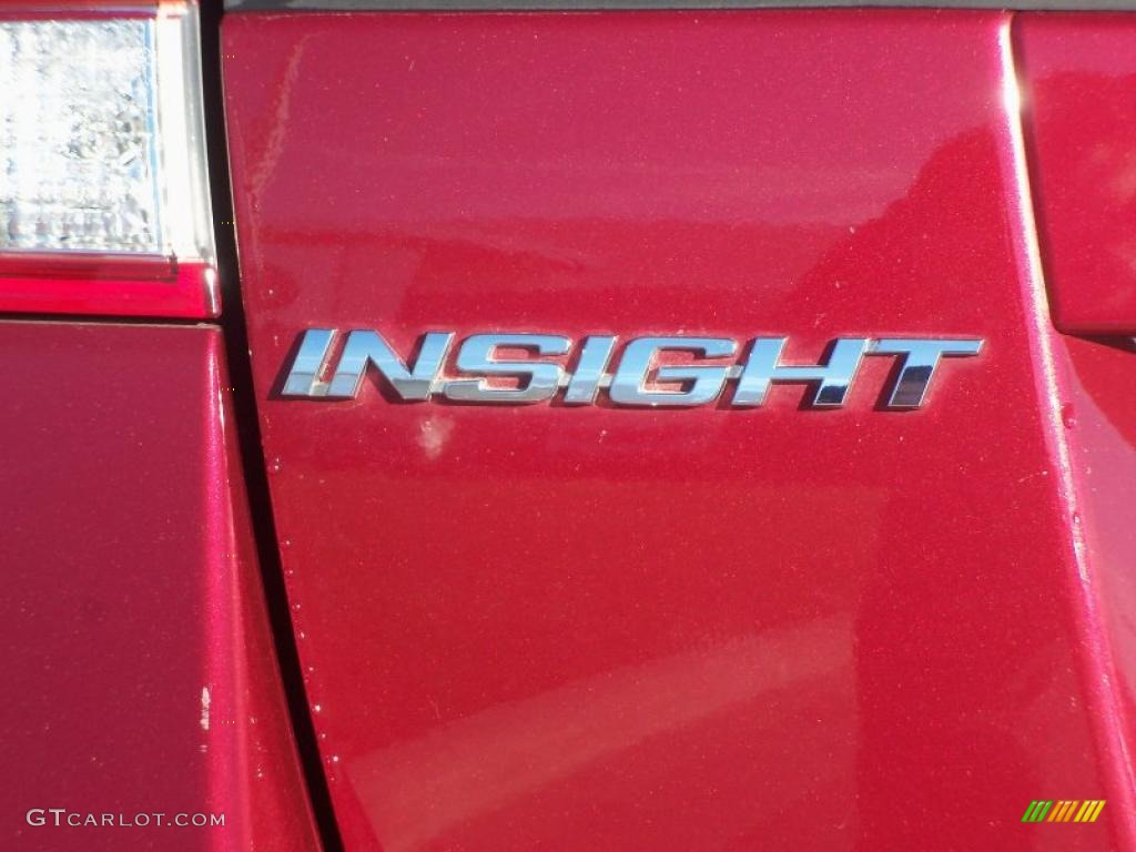 2010 Insight Hybrid EX - Tango Red Pearl / Gray photo #7