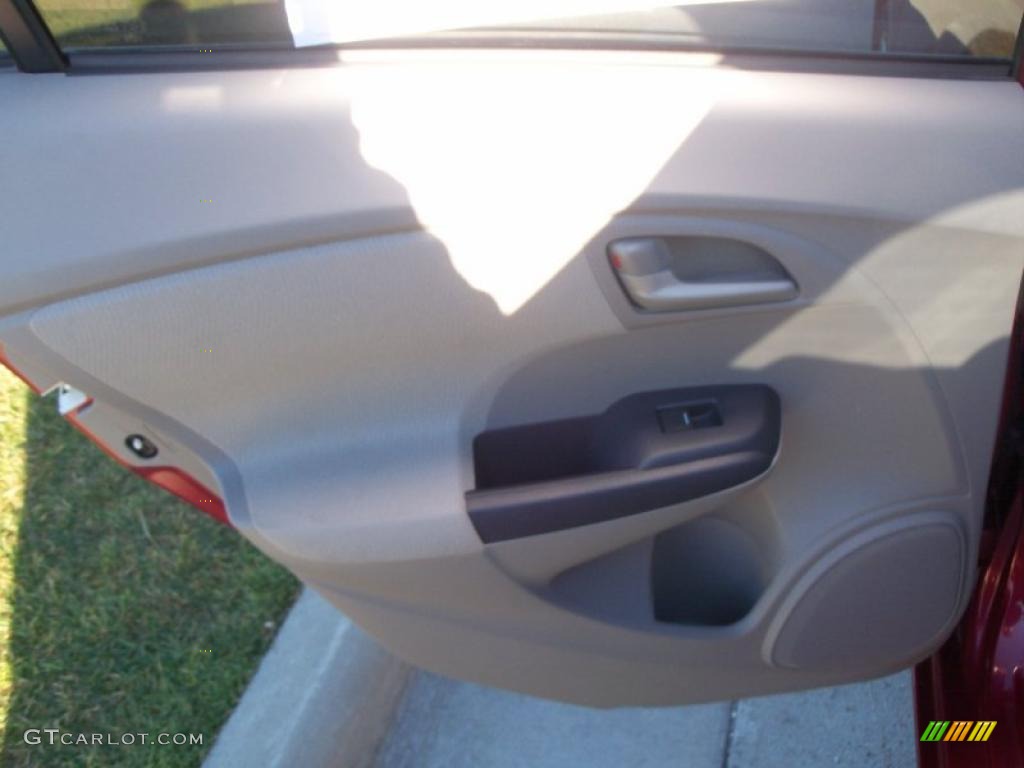2010 Honda Insight Hybrid EX Gray Door Panel Photo #39892632