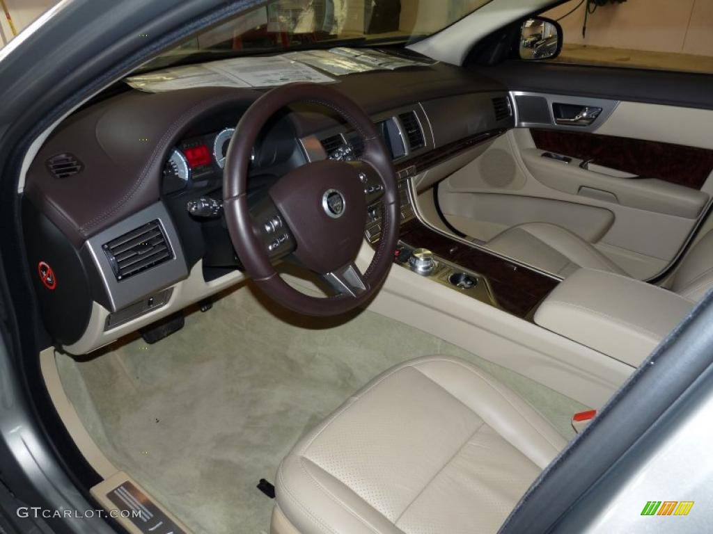 Barley Interior 2010 Jaguar XF Premium Sport Sedan Photo #39893002