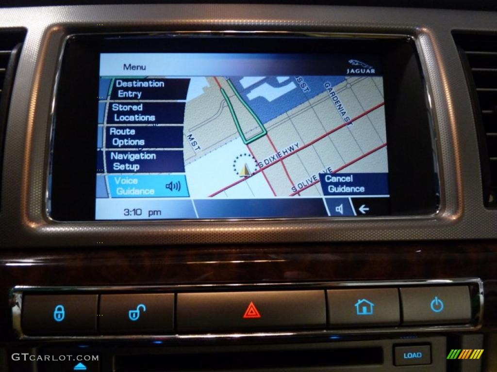 2010 Jaguar XF Premium Sport Sedan Navigation Photo #39893337