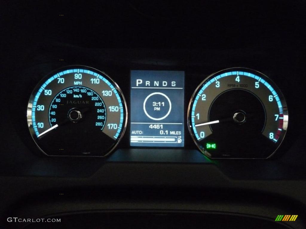 2010 Jaguar XF Premium Sport Sedan Gauges Photo #39893414