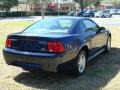 2002 True Blue Metallic Ford Mustang V6 Coupe  photo #4