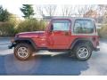 Chili Pepper Red Pearlcoat 1999 Jeep Wrangler Sport 4x4 Exterior
