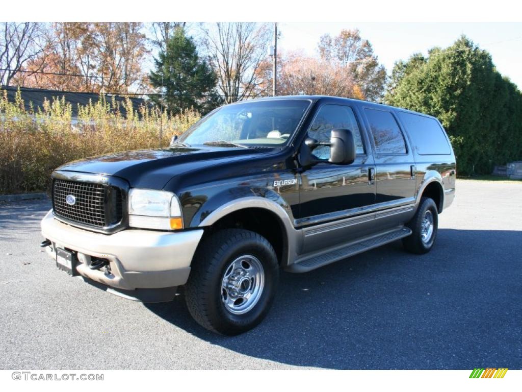 Black 2003 Ford Excursion Eddie Bauer 4x4 Exterior Photo #39895735