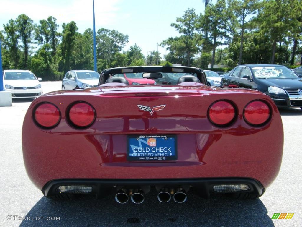 2006 Corvette Convertible - Monterey Red Metallic / Ebony Black photo #4