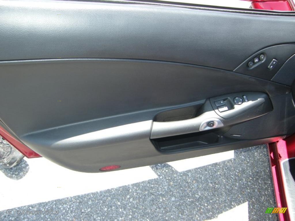 2006 Chevrolet Corvette Convertible Ebony Black Door Panel Photo #39896029