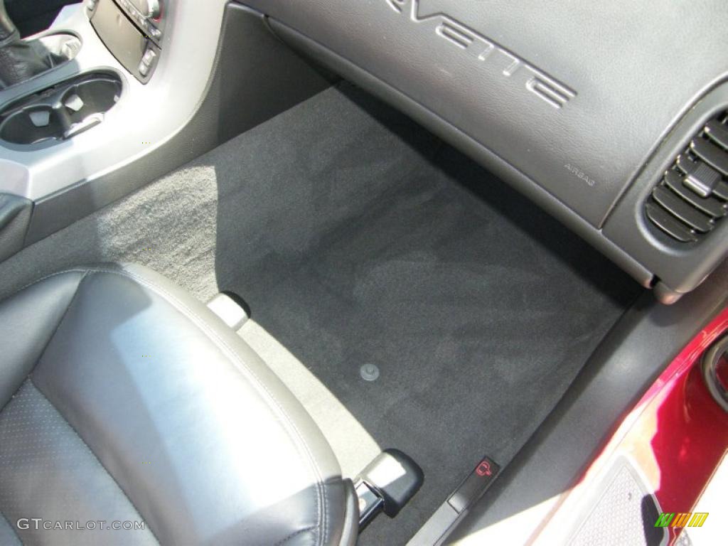 2006 Corvette Convertible - Monterey Red Metallic / Ebony Black photo #23