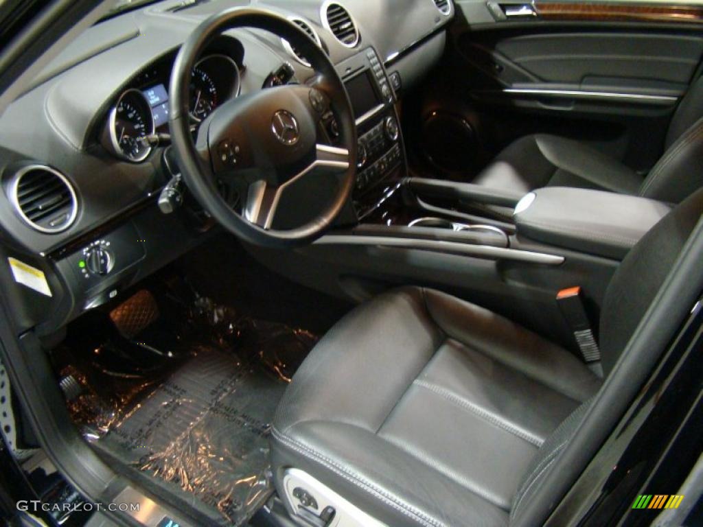 Black Interior 2009 Mercedes-Benz GL 550 4Matic Photo #39896639