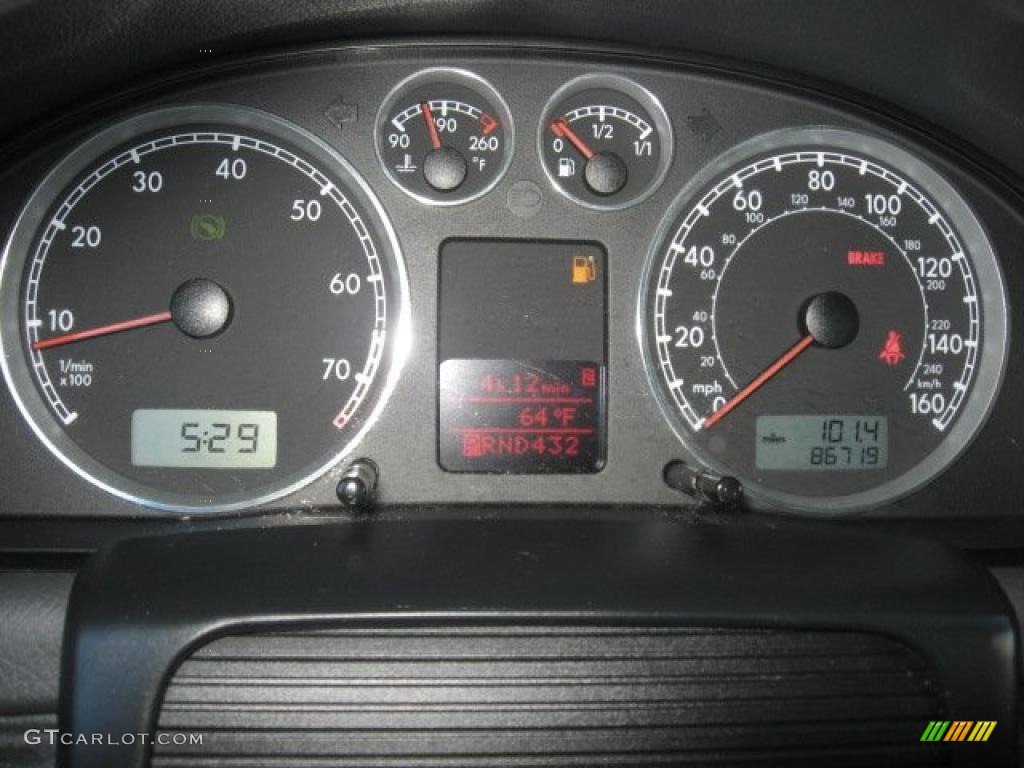 2004 Volkswagen Passat GLS 4Motion Wagon Gauges Photos