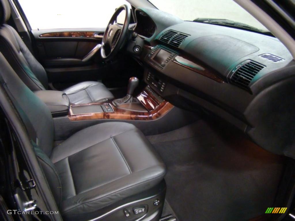2005 BMW X5 3.0i Black Dashboard Photo #39896935